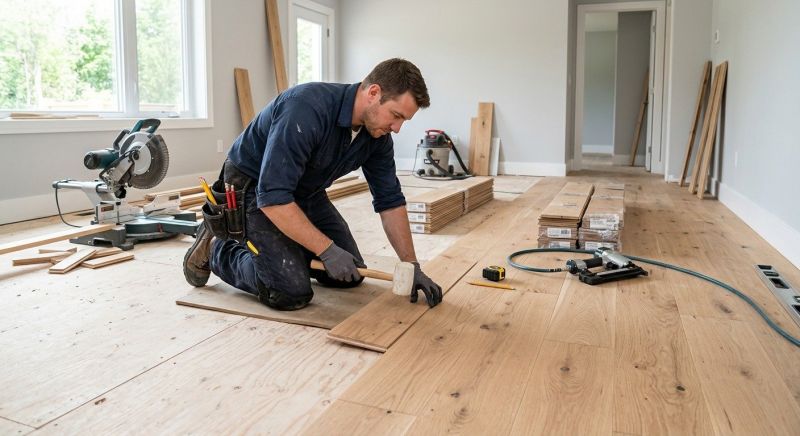 Hickory Floor Installation in Phoenix, AZ