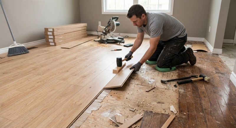 Laminate Floor Remodeling in Fort Wayne, IN