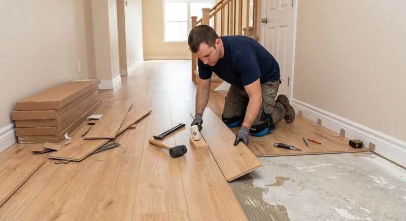 Plank Laminate Installation in Loudoun County, VA
