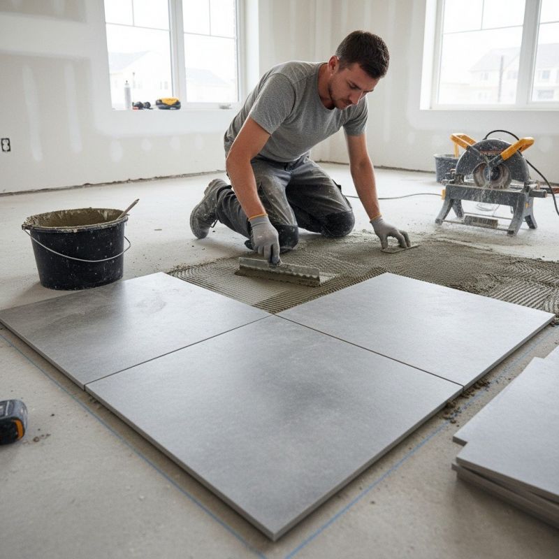 Restroom Floor Replacement in Loudoun County, VA
