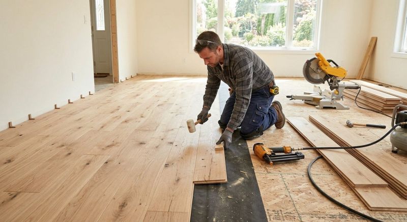 Teak Flooring Installation in Manassas, VA
